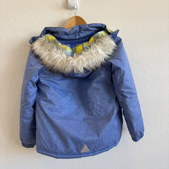 L.L.Bean Maine Mountain Parka , ski resort, size M 10/12, Blue - Picture 9 of 12